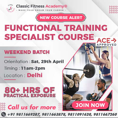 Fitness Certification, Fitness Trainer Courses in India